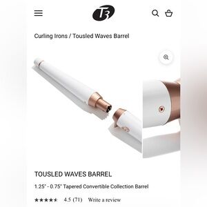 T3 Tousled Waves Barrel Attachment